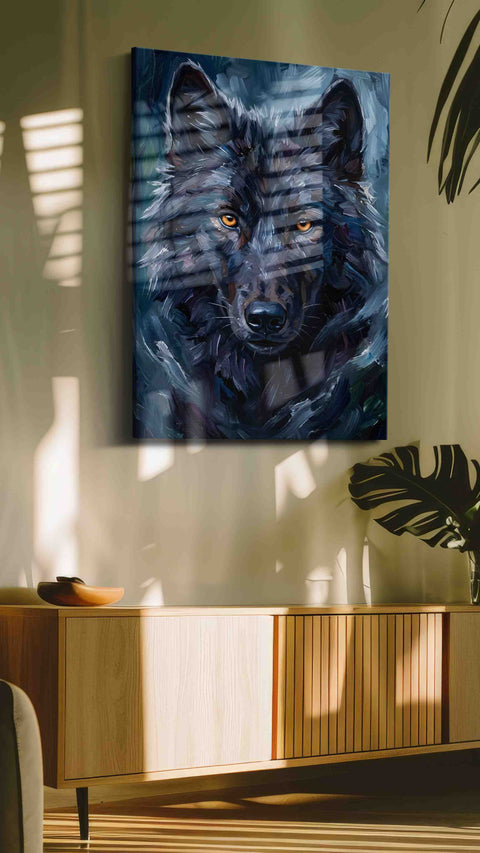 Midnight Gaze of the Wolf