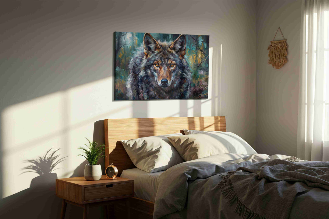 Twilight Guardian (Wolf) - Wolf Wall Art, Wildlife Canvas Print, Nature Predator Art