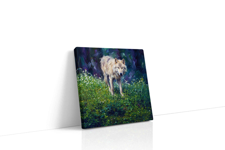 Whisper of the Wilderness wolf canvas print, gallery-wrapped, ready to hang