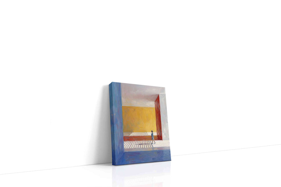 A Journey Through Light abstract canvas print, gallery-wrapped, ready to hang