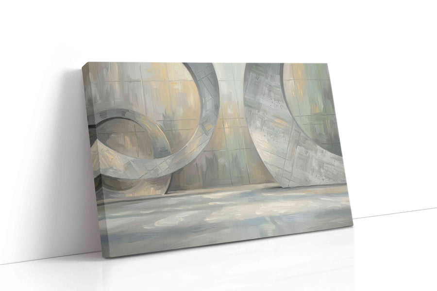 Eternal Echoes minimalist canvas print, gallery-wrapped, ready to hang