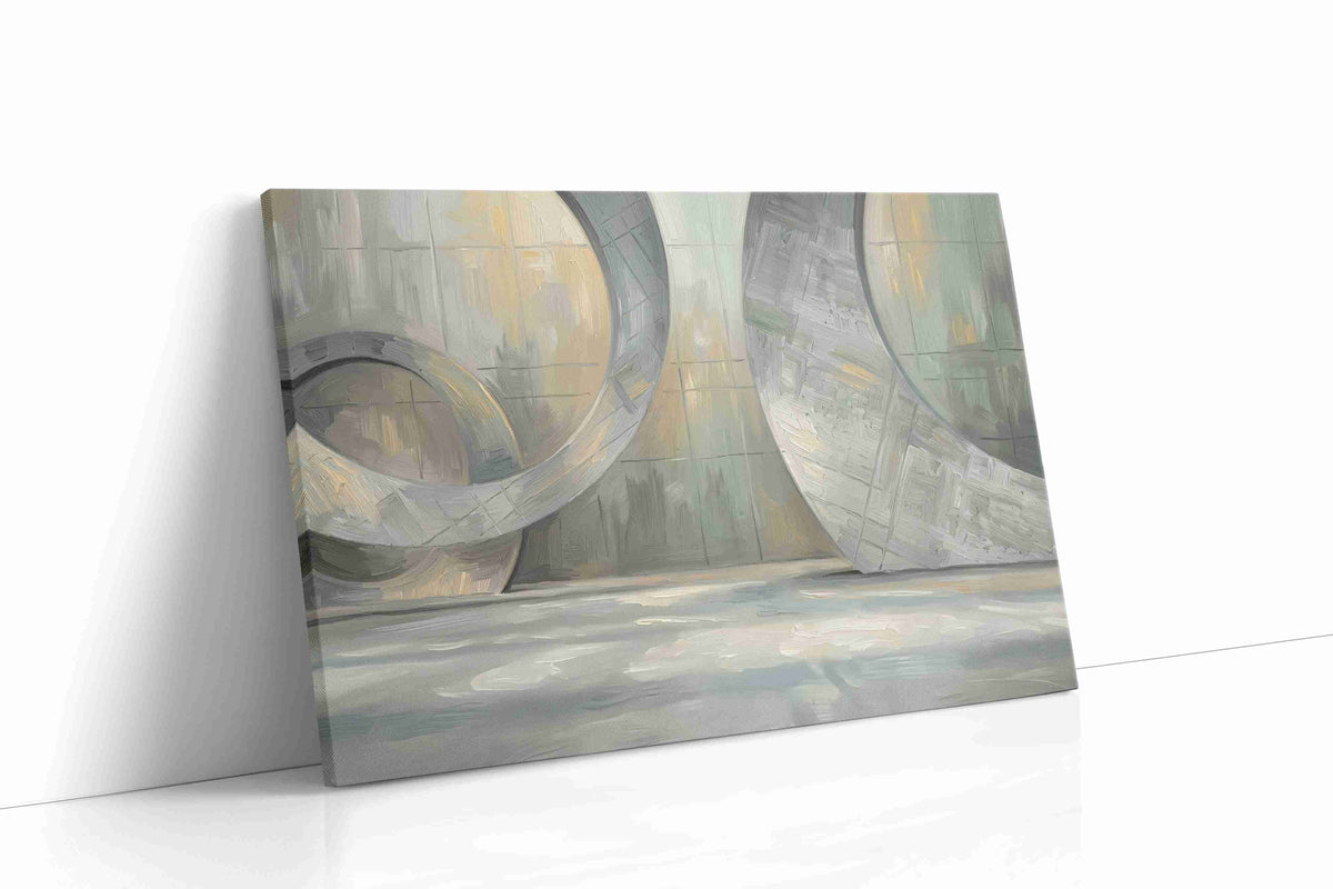 Eternal Echoes minimalist canvas print gallery-wrapped landscape canvas studio shot