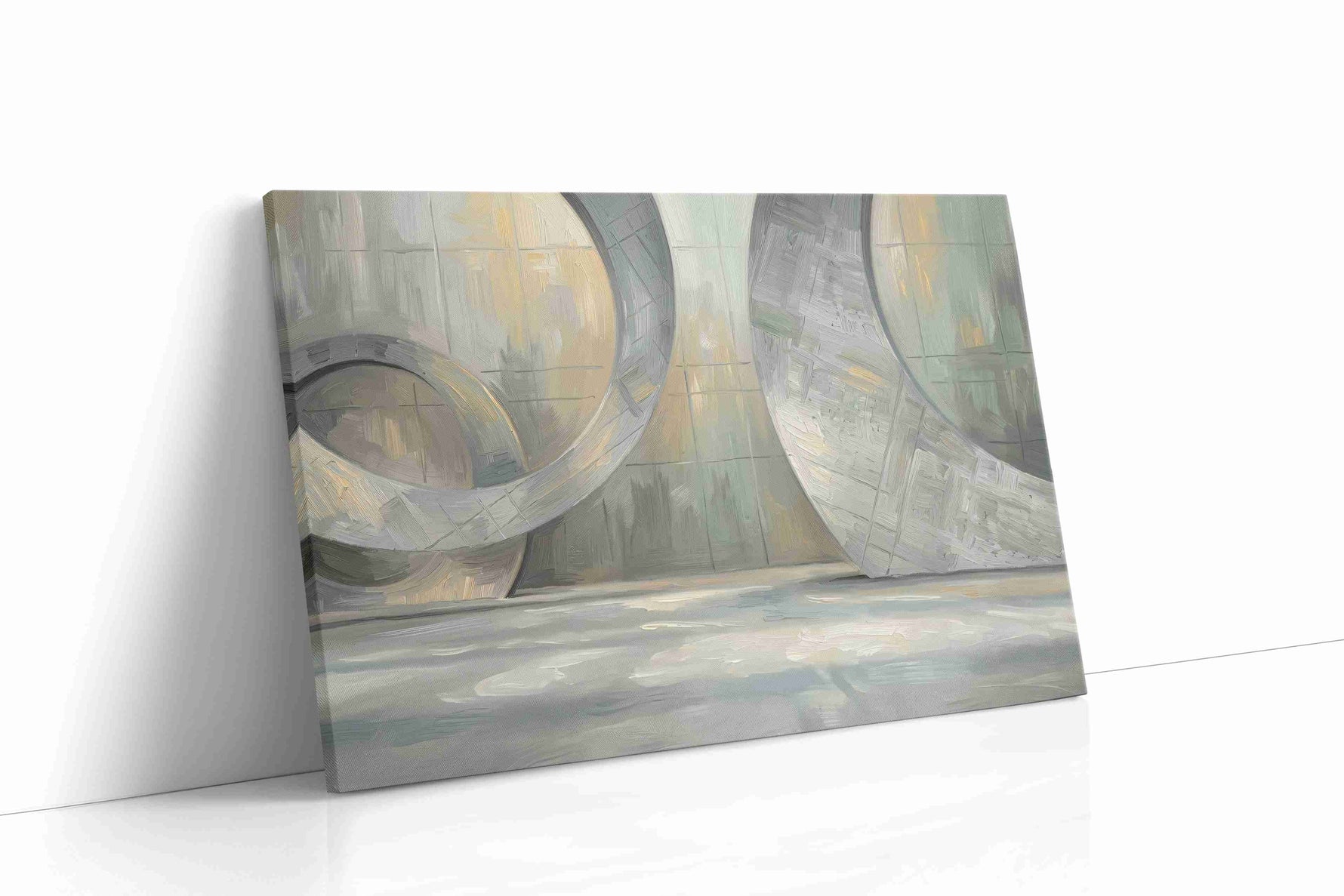 Eternal Echoes minimalist canvas print gallery-wrapped landscape canvas studio shot
