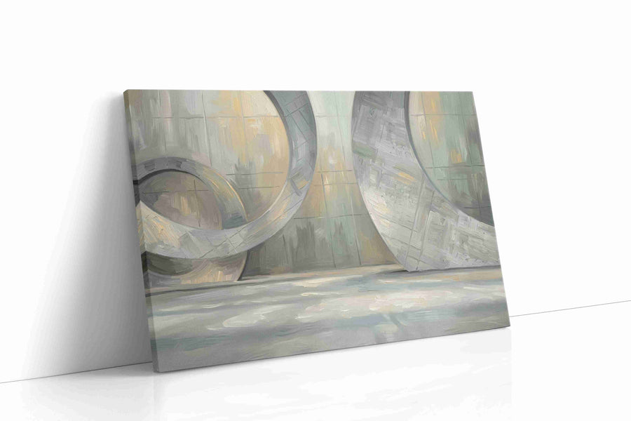 Eternal Echoes minimalist canvas print gallery-wrapped landscape canvas studio shot