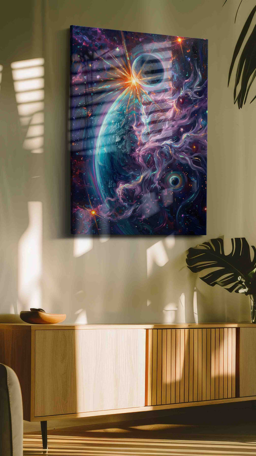 Galactic Symphony - Fantasy, Fantasy Wall Art, Magical Canvas Print, Mythical Art