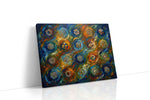 Vortex of Illusions geometric canvas print gallery-wrapped landscape canvas studio shot