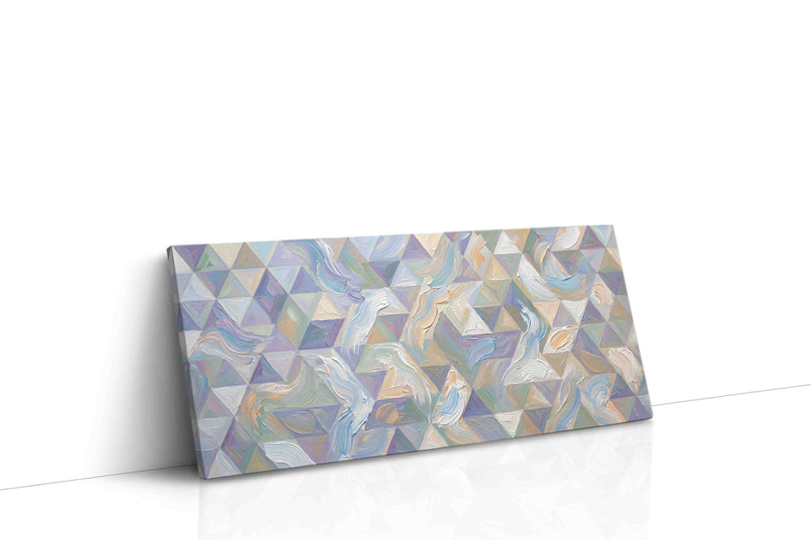 Whispers of Geometry geometric canvas print, gallery-wrapped, ready to hang