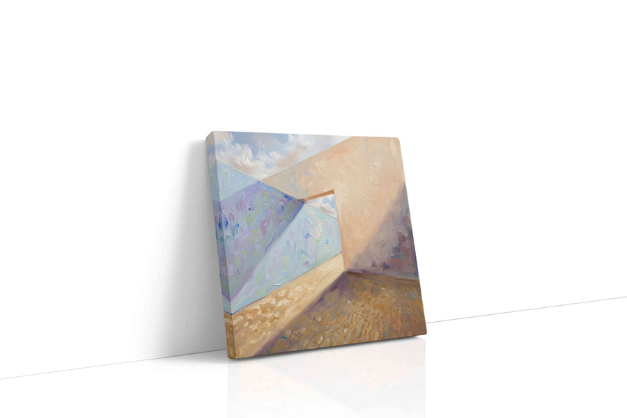 Whispers of Light and Shadow minimalist canvas print, gallery-wrapped, ready to hang