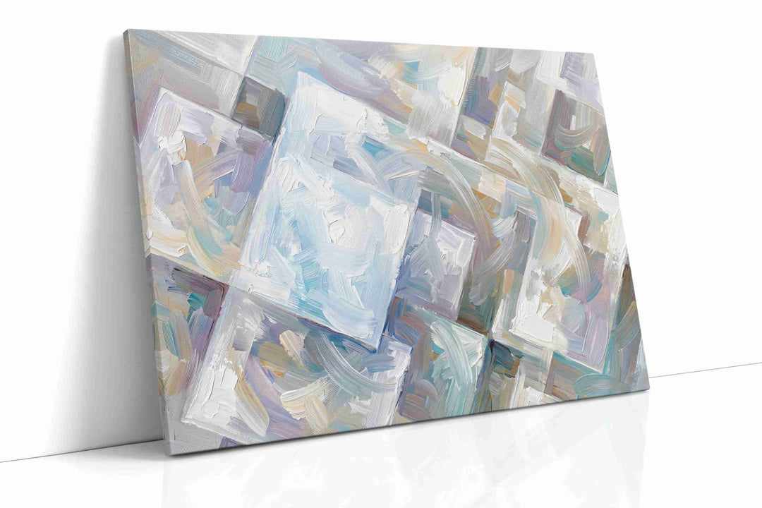 Whispers of Tranquility - Geometric, Geometric Wall Art, Abstract Canvas Print, Modern Decor