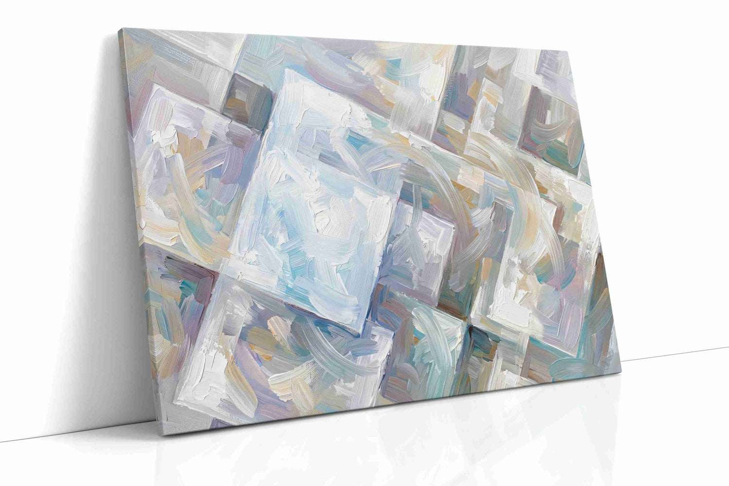 Whispers of Tranquility - Geometric, Geometric Wall Art, Abstract Canvas Print, Modern Decor
