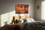 Sunset Reflections Under Paradise - Beach Wall Art, Coastal Canvas Print, Tropical Decor