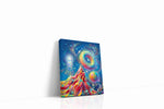 Cosmic Dreams Unveiled fantasy canvas print, gallery-wrapped, ready to hang