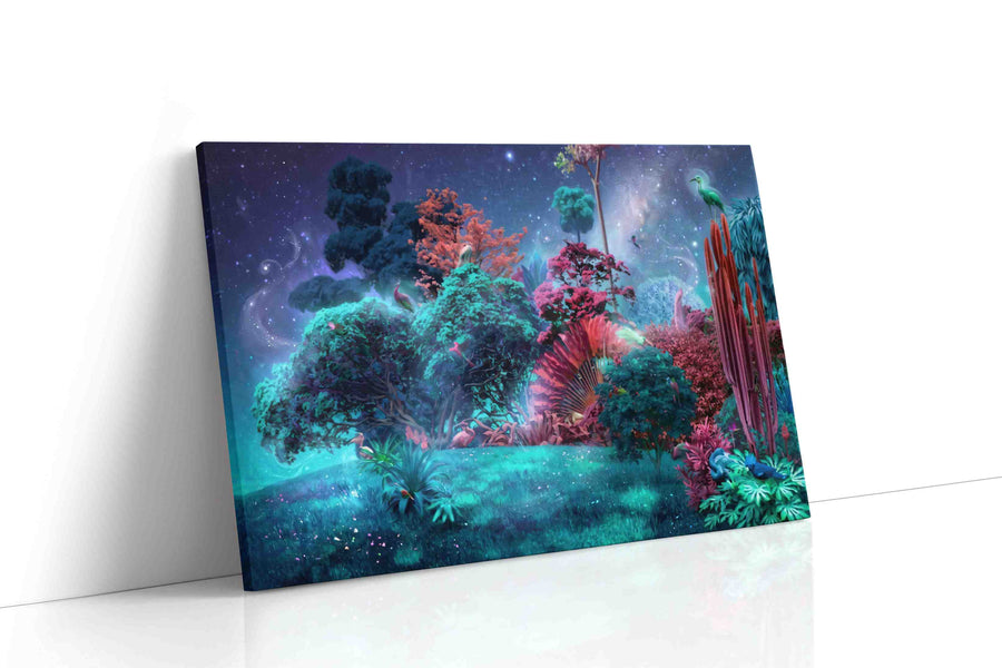 Dreamscape Luminescence fantasy canvas print gallery-wrapped landscape canvas studio shot