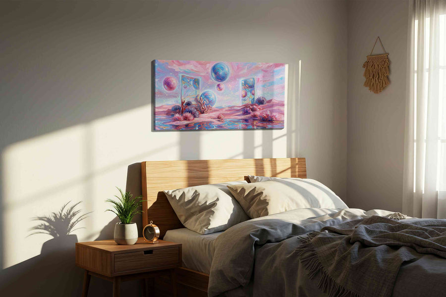 Dreamscape Portals - Fantasy Wall Art, Magical Canvas Print, Mythical Art
