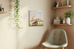 Dreamscape of Literary Wonder fantasy canvas print, hanging on wall — view 3