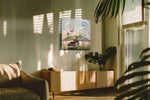 Dreamscape of Literary Wonder fantasy canvas print, hanging on wall — in a hung canvas mockup