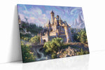 Enchanted Castle Dreamscape - Fantasy Wall Art, Magical Canvas Print, Mythical Art