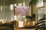 Journey Through Ethereal Woods fantasy canvas print in a hung canvas mockup