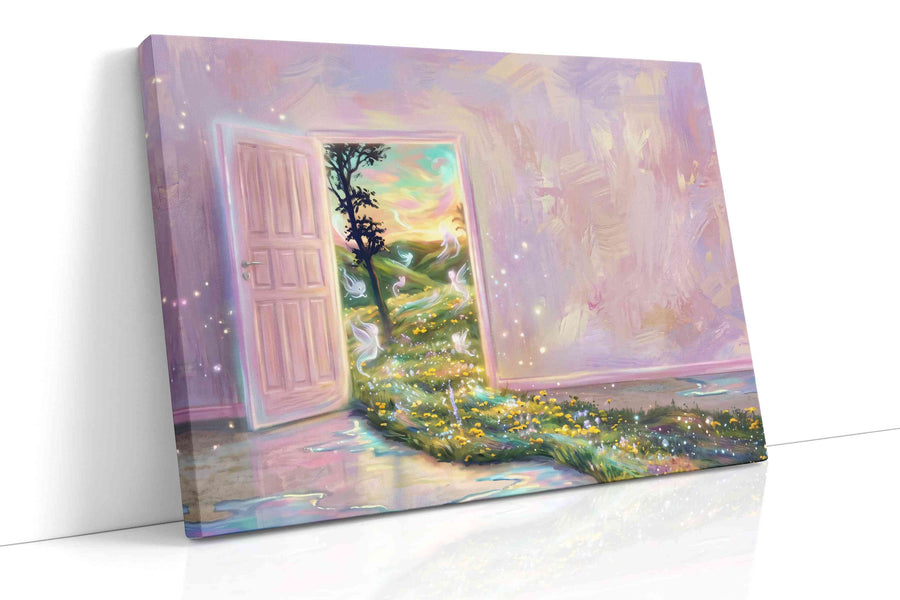Portal to Serenity fantasy canvas print, gallery-wrapped, ready to hang