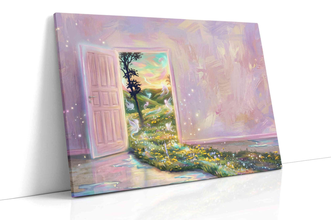 Portal to Serenity - Fantasy Wall Art, Magical Canvas Print, Mythical Art