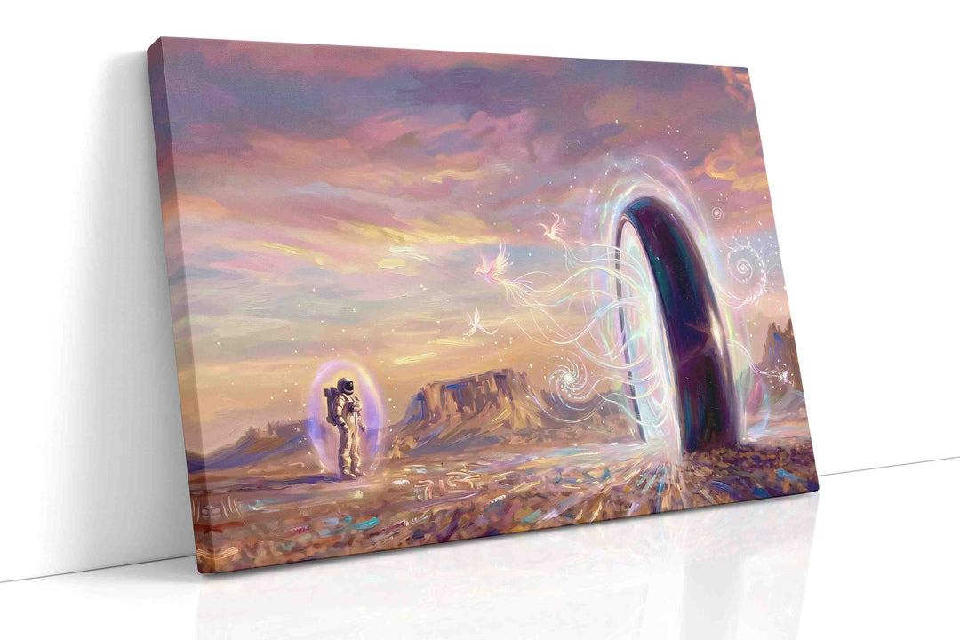 Portal to the Unknown - Fantasy Wall Art, Magical Canvas Print, Mythical Art