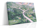 Whimsical Pathways of Dreams - Fantasy Wall Art, Magical Canvas Print, Mythical Art