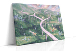 Whimsical Pathways of Dreams fantasy canvas print, gallery-wrapped, ready to hang