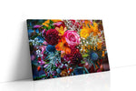 Eternal Blossom Symphony floral canvas print gallery-wrapped landscape canvas studio shot