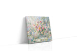 Ethereal Garden Symphony floral canvas print, gallery-wrapped, ready to hang