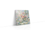 Ethereal Garden Symphony floral canvas print gallery-wrapped square canvas studio shot