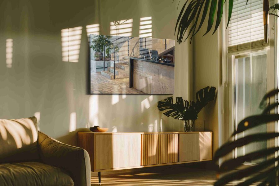 Modern Atrium Serenity - minimalist