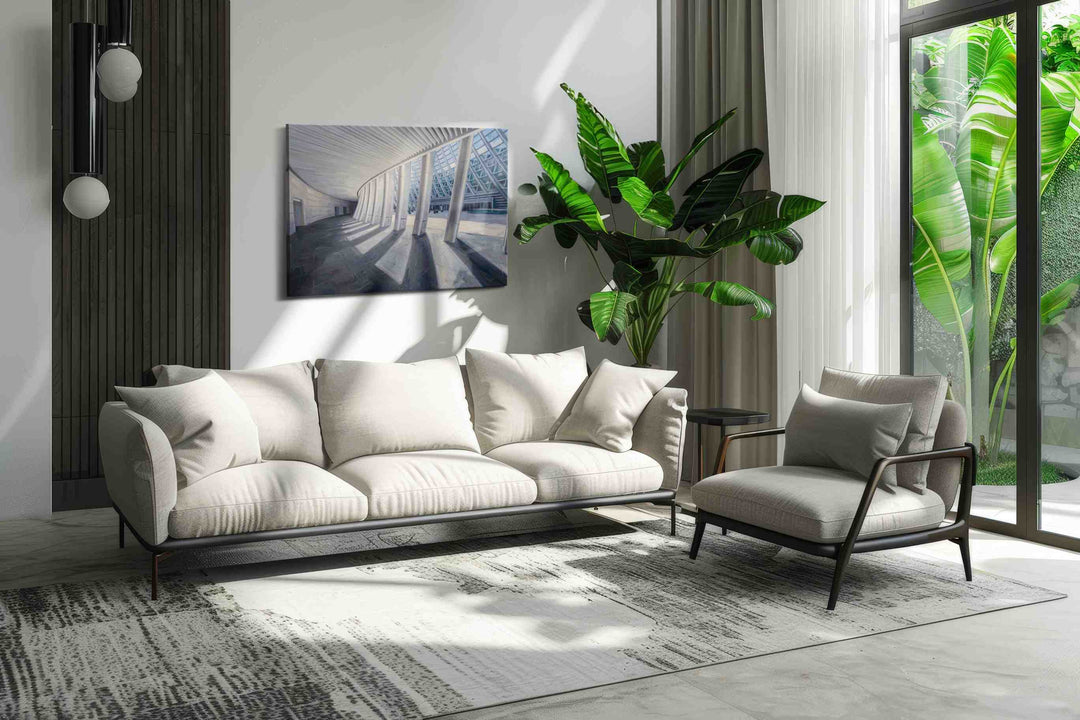 Curved Perspectives in Light - minimalist