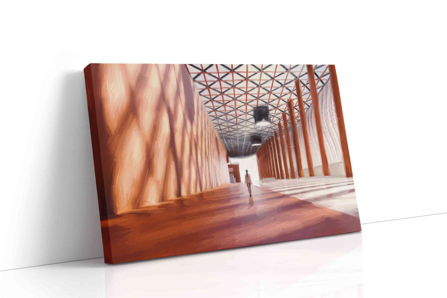 Echoes of Solitude minimalist canvas print, gallery-wrapped, ready to hang