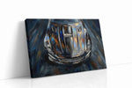 Chrome Symphony Speed and Light automobile canvas print, gallery-wrapped, ready to hang