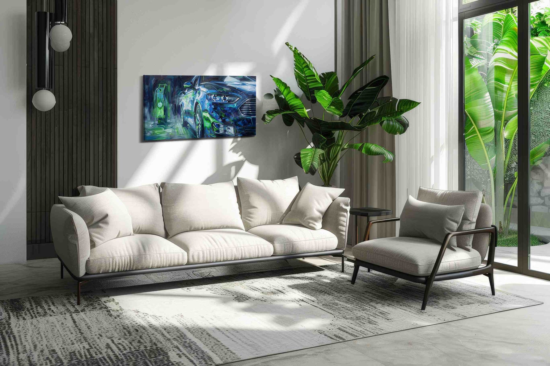 Electric Dreamscape - Canvas Wall Art