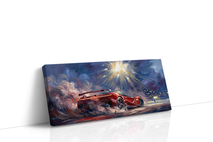 Ignition of Speed automobile canvas print, gallery-wrapped, ready to hang
