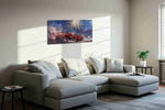 Ignition of Speed automobile canvas print in a living room scene