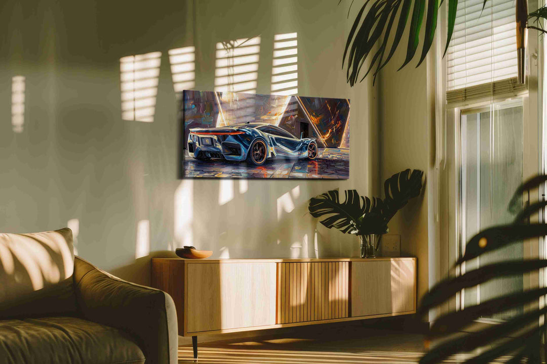 Neon Velocity - Canvas Wall Art