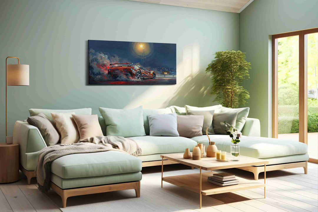 Night Speed Symphony - Canvas Wall Art