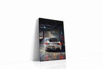 Twilight Speedscape automobile canvas print, gallery-wrapped, ready to hang