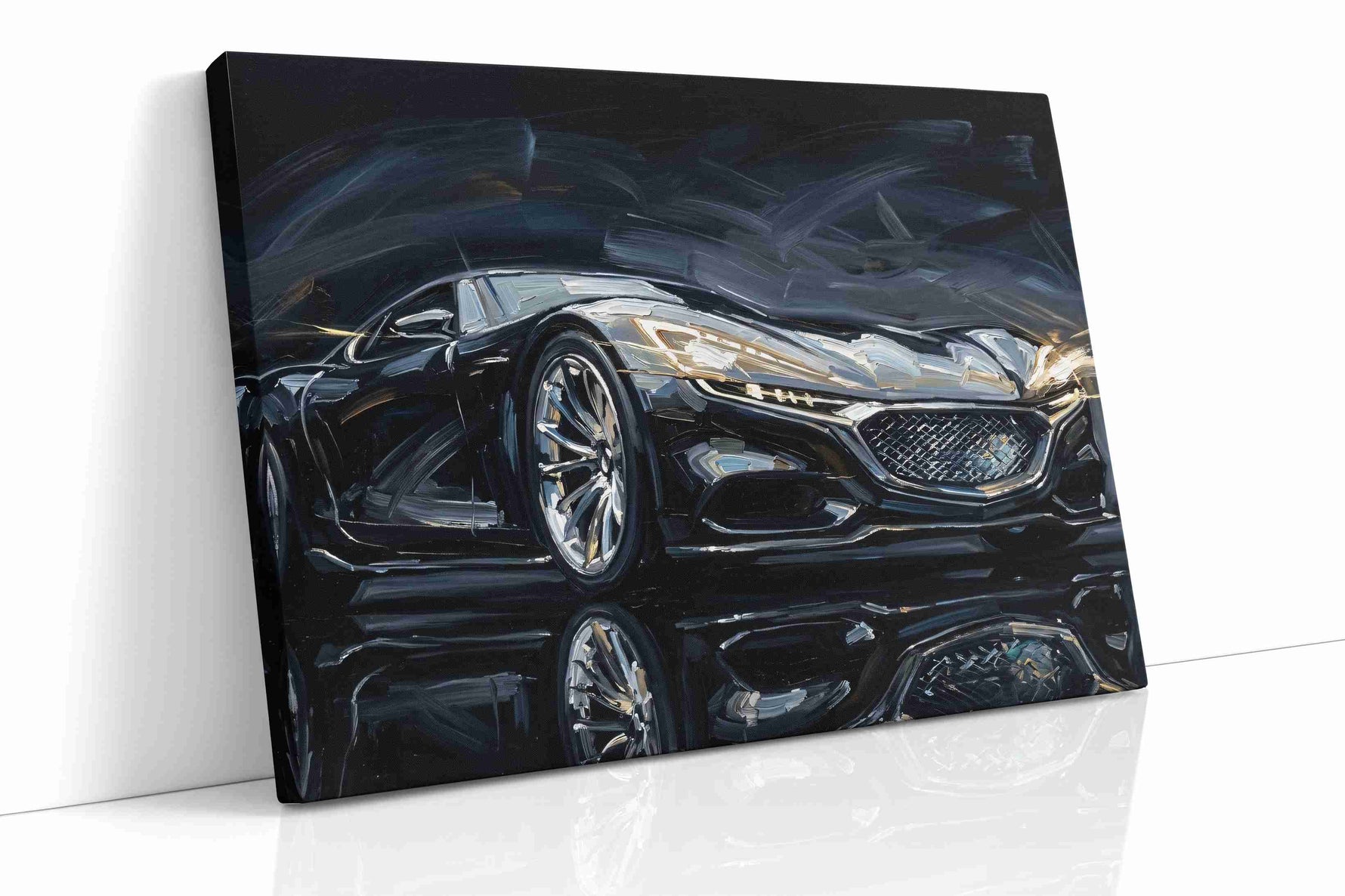 Velocity Unleashed automobile canvas print, gallery-wrapped, ready to hang