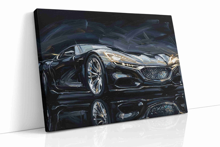 Velocity Unleashed automobile canvas print, gallery-wrapped, ready to hang