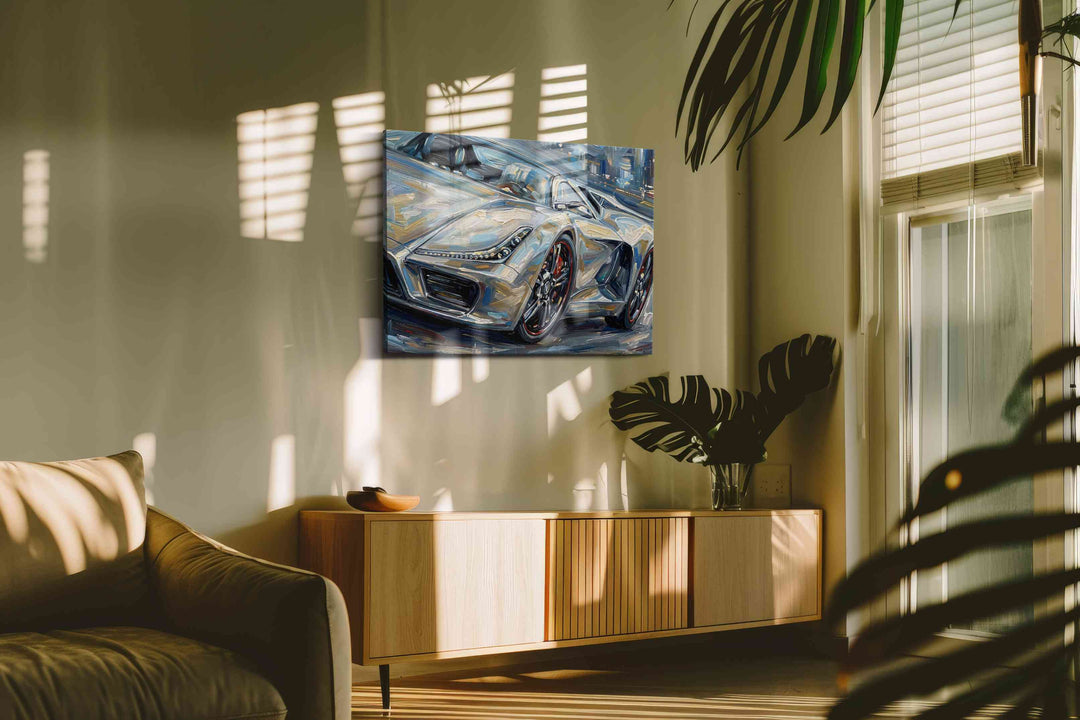 Velocity in Brushstrokes - Canvas Wall Art