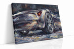 Velocity in Brushstrokes III automobile canvas print, gallery-wrapped, ready to hang