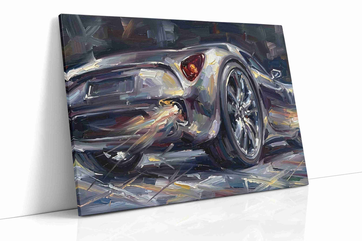Velocity in Brushstrokes III - Canvas Wall Art