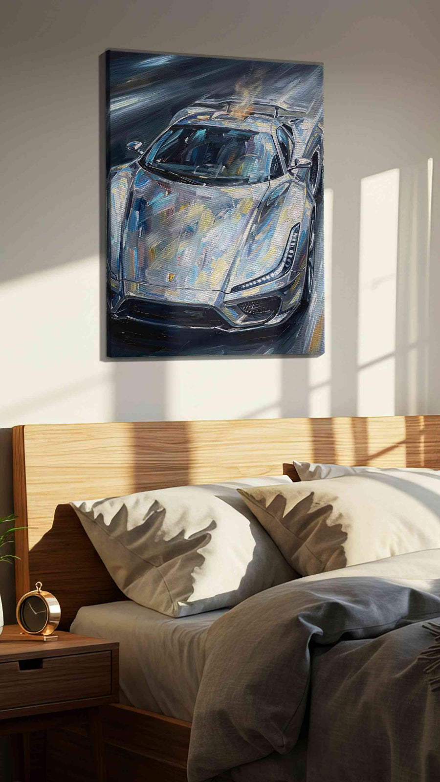 Velocity in Chrome - Canvas Wall Art