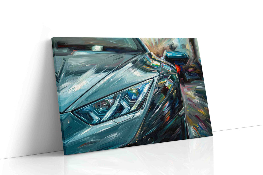 Velocity in Motion II automobile canvas print, gallery-wrapped, ready to hang
