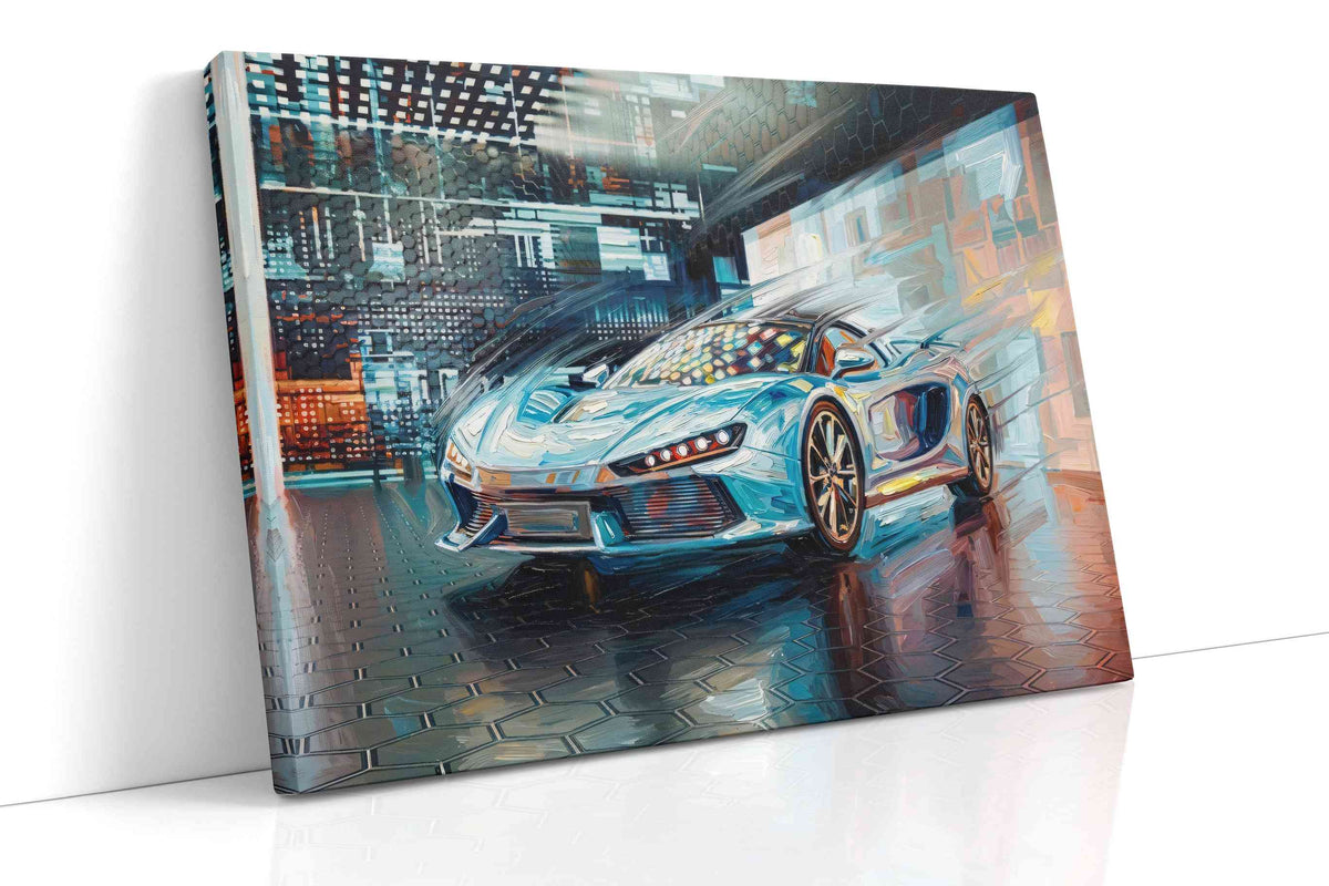 Velocity in Motion V automobile canvas print, gallery-wrapped, ready to hang