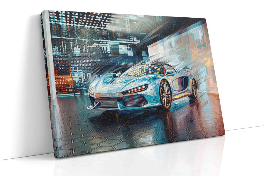 Velocity in Motion V automobile canvas print, gallery-wrapped, ready to hang