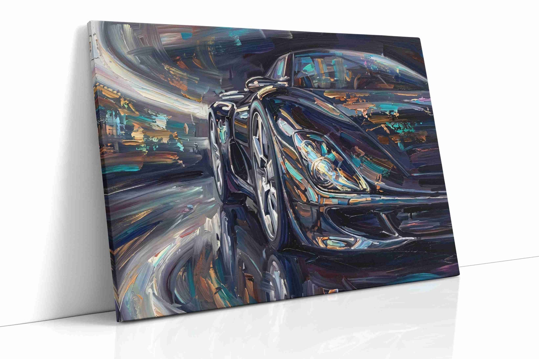 Velocity in Vivid Hues - Canvas Wall Art